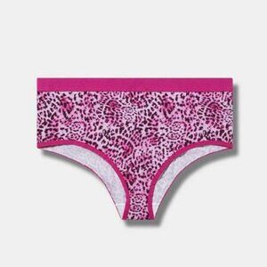 Torrid - Cotton Mid-Rise Cheeky Panty in Pink Mystic Leopard​​​